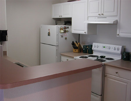 One Bedroom + Study: This is the kitchen Dallas Theological Seminary