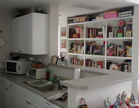 Two Bedroom: This is the built-in bookcase Dallas Theological Seminary