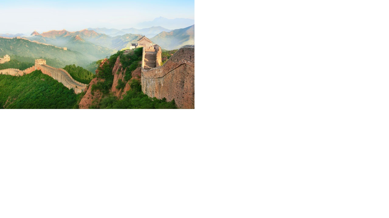 Crossing the Great Wall into China