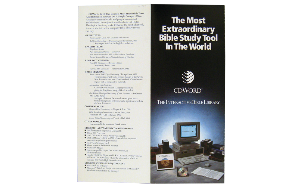 CDWord brochure